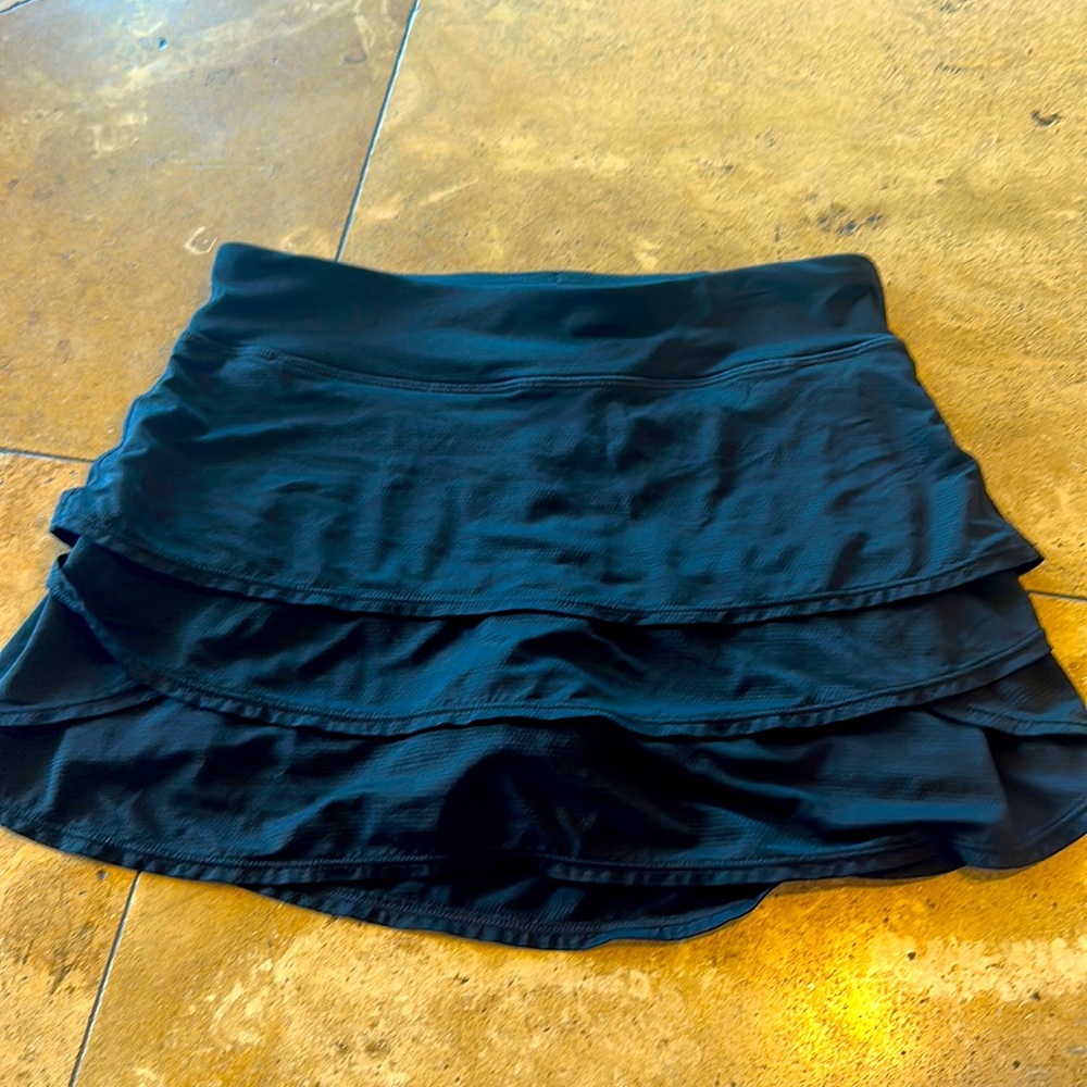 Athleta Girl black shirt/skort